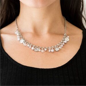 💕5 For$15 Paparazzi Pearl Essence Costal Cache Necklace and Earring Set